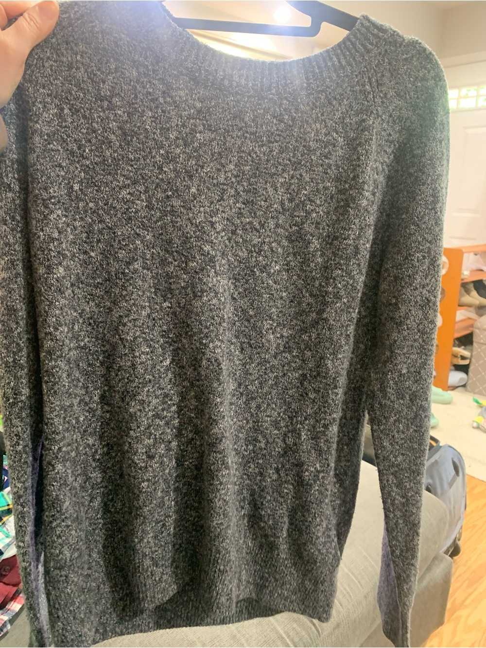 Women's Crewneck Gray Heather Sweater